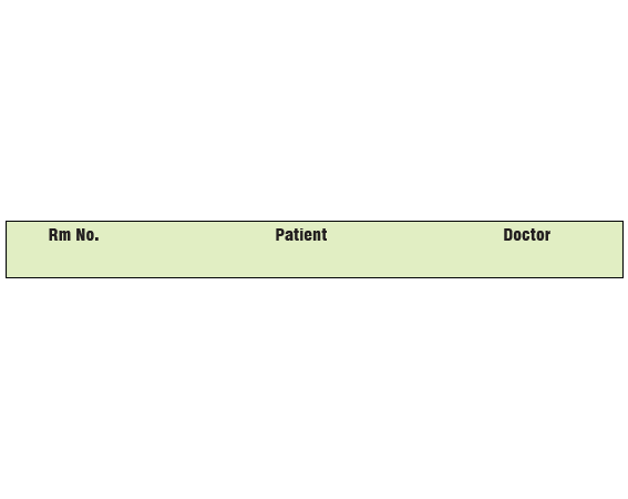 SNC-600-15 Color Coded Patient Chart Tapes - 1/2 Width