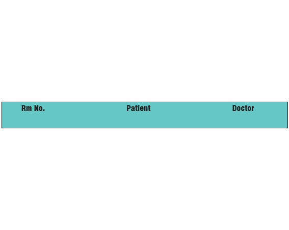 SNC-600-16 Color Coded Patient Chart Tapes - 1/2 Width