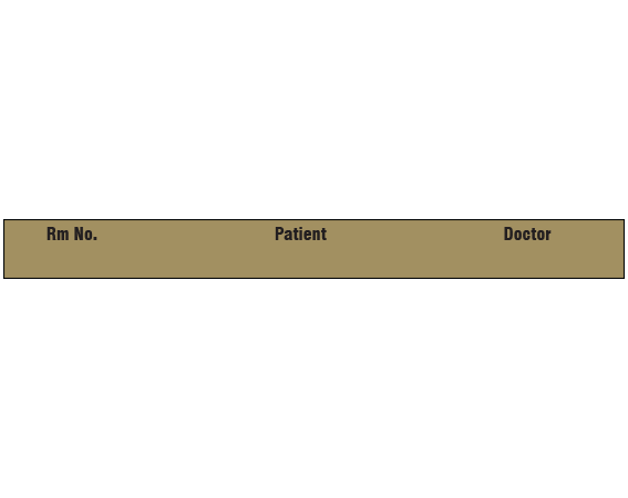 SNC-600-18 Color Coded Patient Chart Tapes - 1/2 Width
