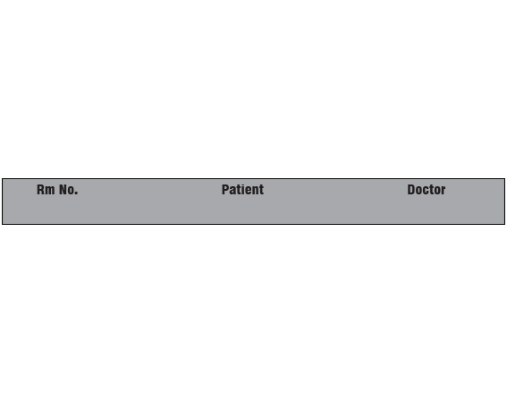 SNC-600-19 Color Coded Patient Chart Tapes - 1/2 Width