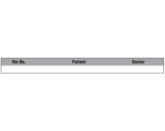 SNC-601-19 Color Coded Patient Chart Tapes - 1/2 Width