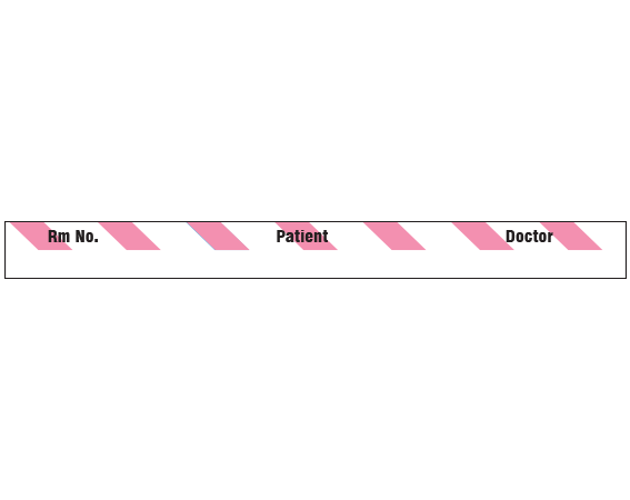 SNC-602-11 Color Coded Patient Chart Tapes - 1/2 Width