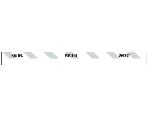 SNC-602-14 Color Coded Patient Chart Tapes - 1/2 Width