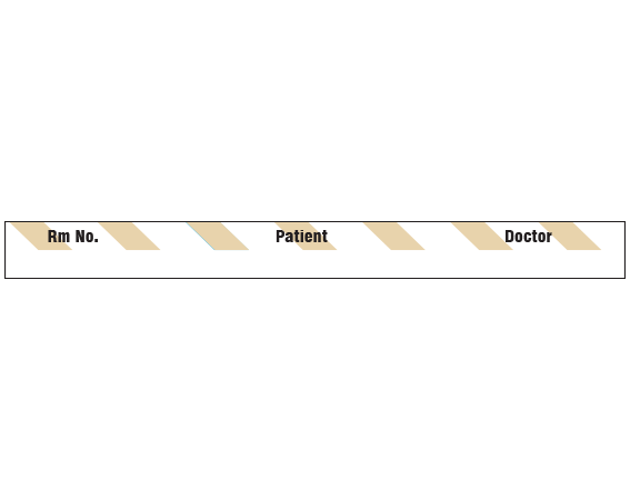 SNC-602-8 SNC-602-8 Color Coded Patient Chart Tapes - 1/2 Width