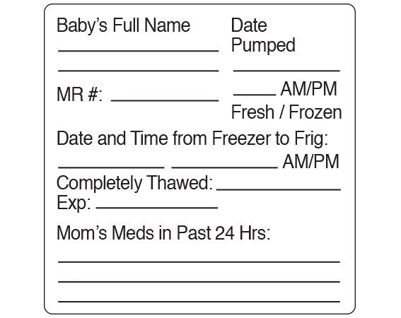 SNL-304 Nursing Labels for Instruction and Communication