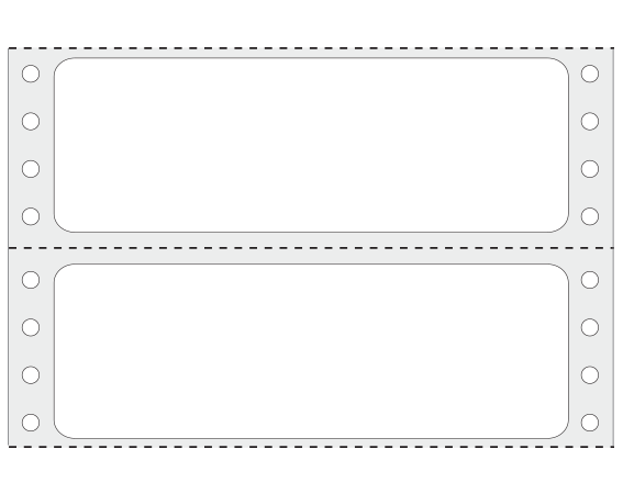 SNO-32 Pinfed Printer Labels for General Purpose Applications