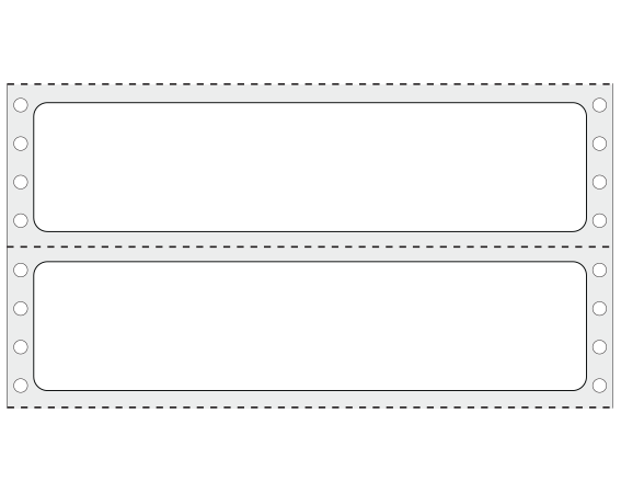 SNO-34 Pinfed Printer Labels for General Purpose Applications
