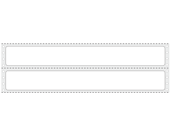 SNO-37 Pinfed Printer Labels for General Purpose Applications