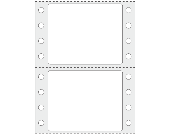 SNO-373 SNO-373 Pinfed Printer Labels for General Purpose Applications