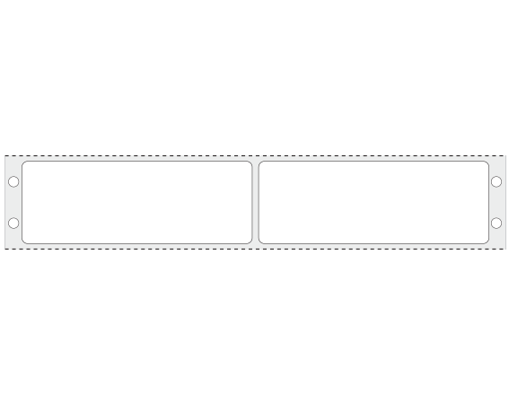 SNO-44-2 Pinfed Printer Labels for General Purpose Applications