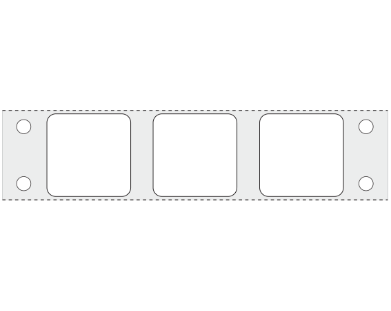 SNO-505 Pinfed Printer Labels for General Purpose Applications
