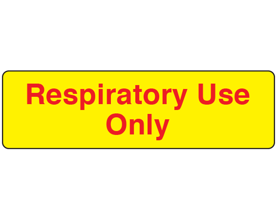 SRT-71 Respiratory / Oxygen Therapy Labels
