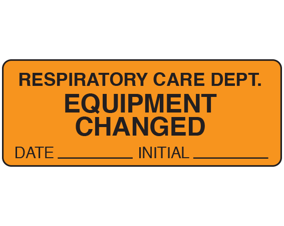 SRT-72 Respiratory / Oxygen Therapy Labels