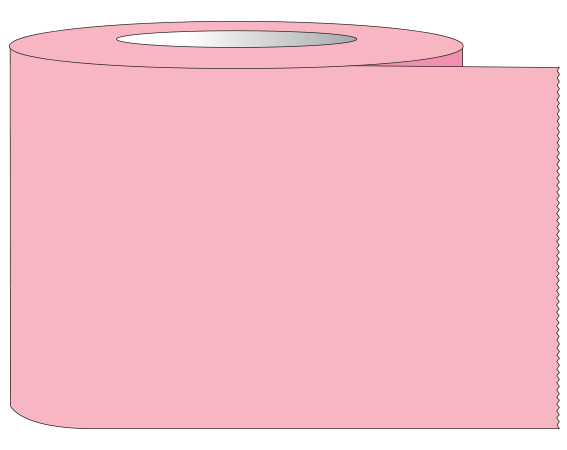 ST-100-11 Rose 1" x 60YD (2160") Color Coded Multi-Purpose Labeling Tape - 3" Cores