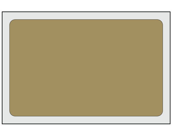 SVL-26-18 Gold 1-3/4 " x 2-3/4'" Multi-Purpose Blank Glove Proof Labels