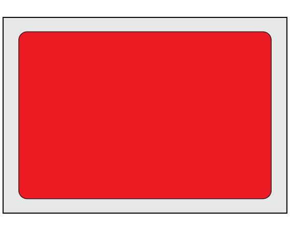 SVL-27-4 Red 2" x 3" Multi-Purpose Blank Glove Proof Labels
