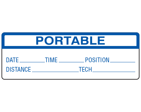 SX-83 X-Ray Portable Labels