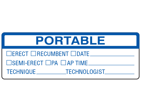 SX-87 X-Ray Portable Labels