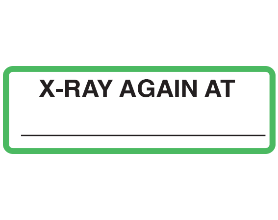 SX-97 X-Ray Communication Labels