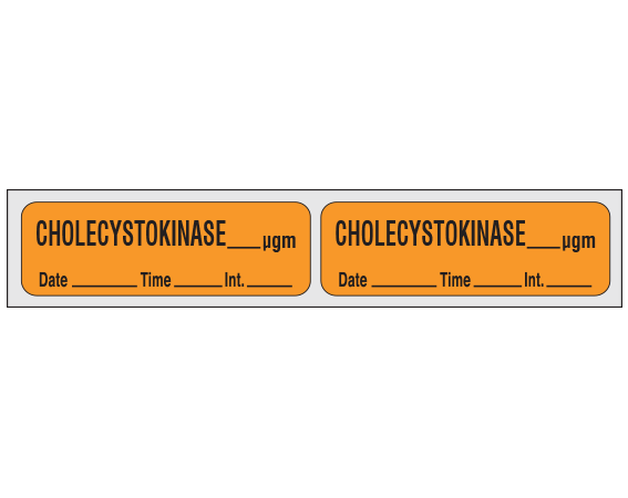 SXD-12 Diagnostic Imaging Syringe Identification Labels