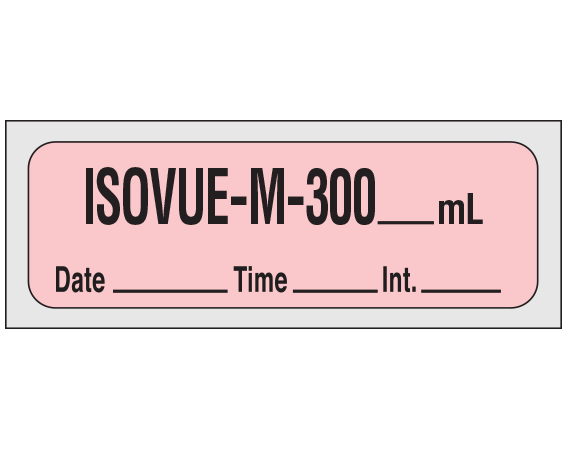 SXD-23 Diagnostic Imaging Syringe Identification Labels