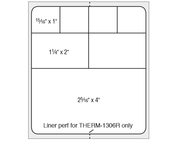 THERM-1306R Thermal Printer Labels for PathNet / Cerner Laboratory Software Systems
