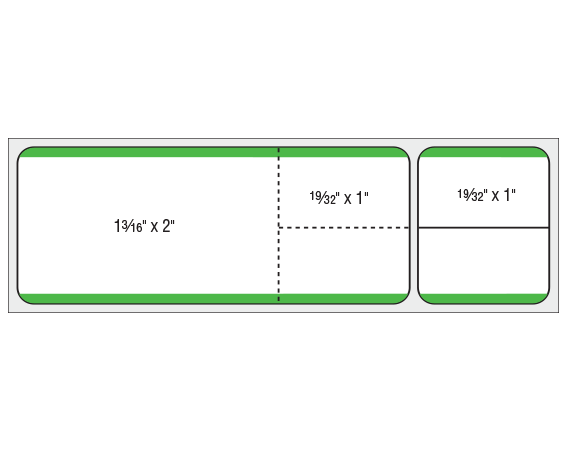 THERM-1308R-B3 Thermal Printer Labels for Misys Laboratory Software Systems