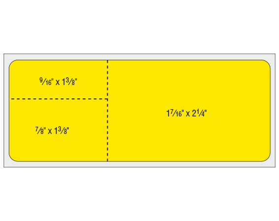 THERM-1309R-2 Thermal Printer Labels for Misys Laboratory Software Systems