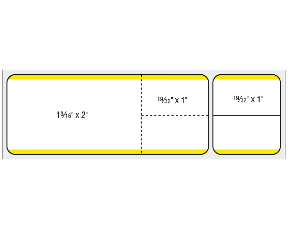 THERM-15R-B2 Thermal Printer Labels for Misys Laboratory Software Systems