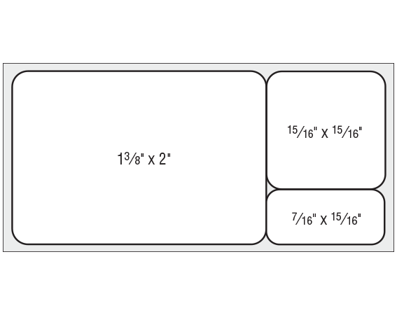 THERM-304R Thermal Printer Labels for HBO & Company Laboratory Software