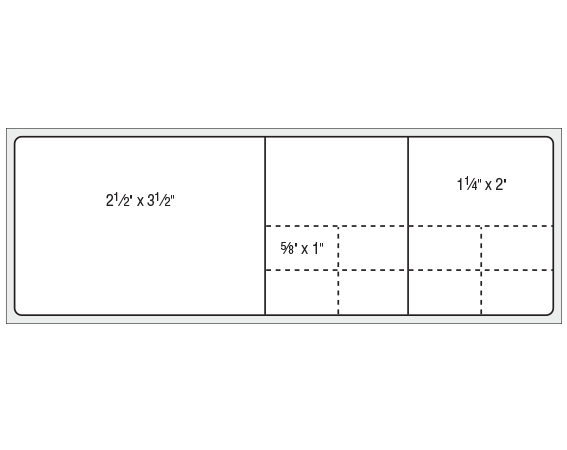 THERM-555R Thermal Printer Labels for Laboratory Software