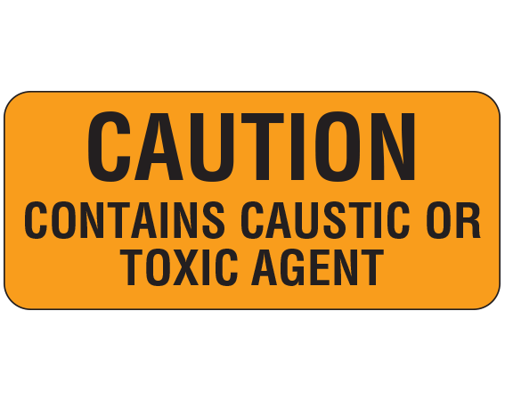 UPCR-6031 Caution Communication Labels for the Laboratory