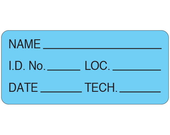 UPCR-6075 Blood Collection Patient Identification Labels