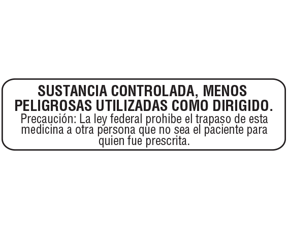 A-130-ES Pharmacy Auxiliary Labels for Prescription Containers - Spanish