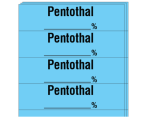 SA-10-PK Anesthesia Drug Labels for Syringe Identification - Pack Form