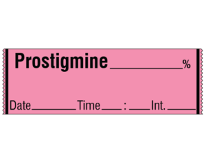 SA-11-DTI Anesthesia Drug Labels for Syringe Identification - Tape Form