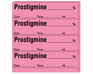 SA-11-DTI-PK Anesthesia Drug Labels for Syringe Identification - Pack Form