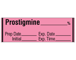 SA-11-EXP Anesthesia Drug Labels for Syringe Identification - Tape Form