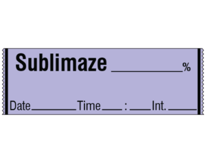 SA-12-DTI Anesthesia Drug Labels for Syringe Identification - Tape Form