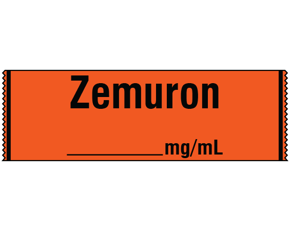 SA-2215 Anesthesia Drug Labels for Syringe Identification - Tape Form