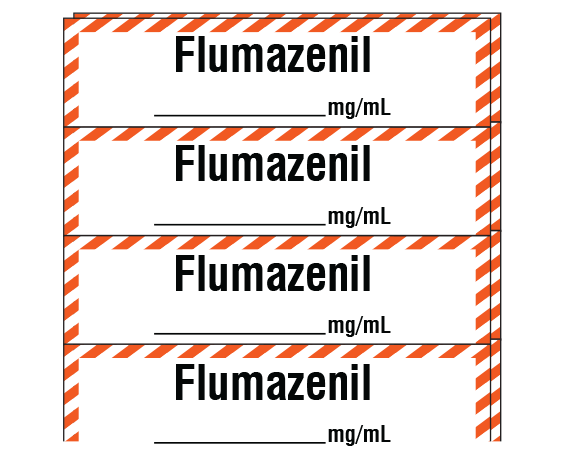 SA-236-PK Anesthesia Drug Labels for Syringe Identification - Pack Form