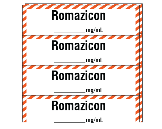 SA-238-PK Anesthesia Drug Labels for Syringe Identification - Pack Form
