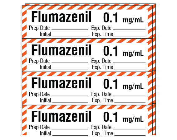SA-239-EXP-PK Anesthesia Drug Labels for Syringe Identification - Pack Form