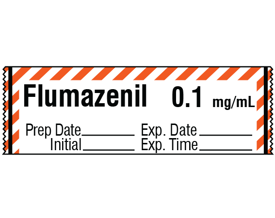 SA-239-EXP Anesthesia Drug Labels for Syringe Identification - Tape Form
