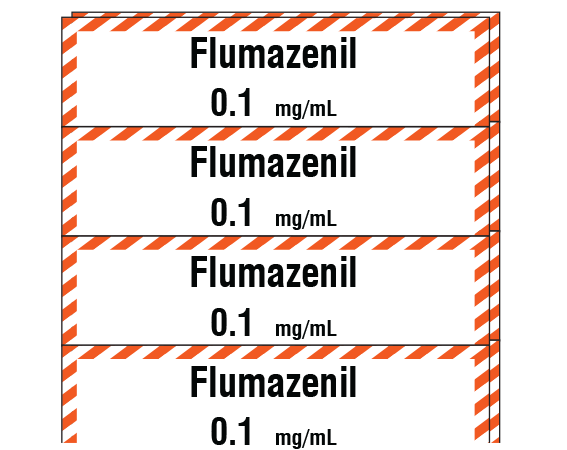 SA-239-PK Anesthesia Drug Labels for Syringe Identification - Pack Form