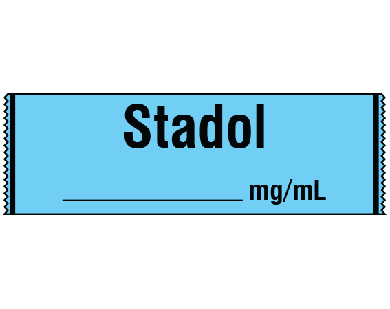 SA-2410 Anesthesia Drug Labels for Syringe Identification - Tape Form