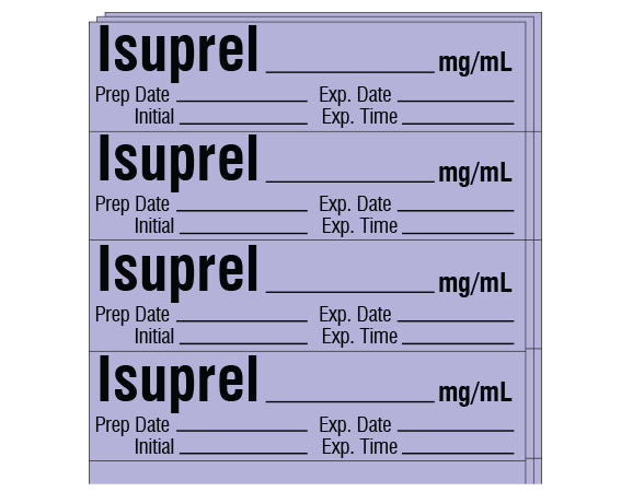 SA-2801-EXP-PK Anesthesia Drug Labels for Syringe Identification - Pack Form