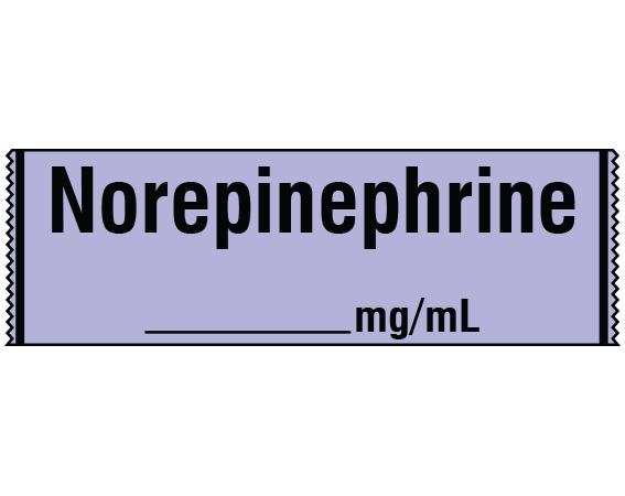 SA-2803 Anesthesia Drug Labels for Syringe Identification - Tape Form