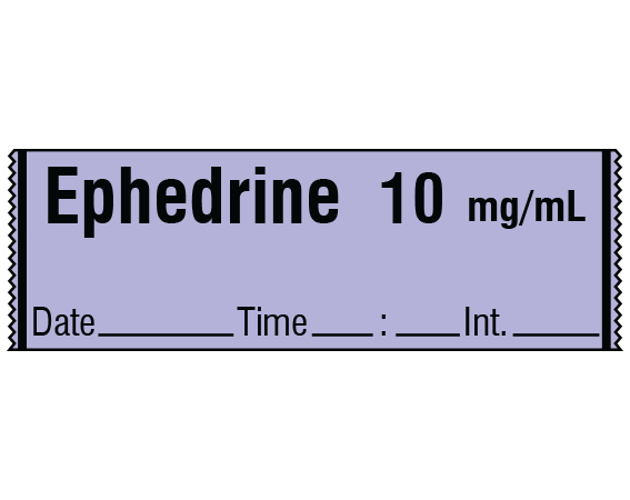 SA-2806-DTI Anesthesia Drug Labels for Syringe Identification - Tape Form