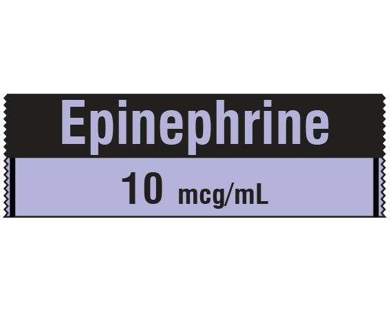 SA-2808 Anesthesia Drug Labels for Syringe Identification - Tape Form